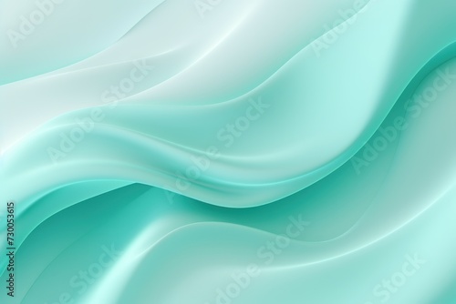 aquamarine gradient soft pastel silk wavy elegant luxury flat lay pattern vector illustration