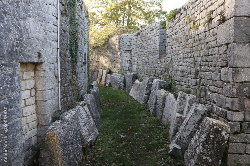 Altilia - Mura di cinta nel Parco Archeologico di Sepino