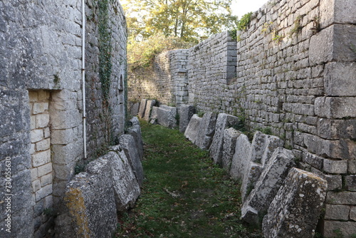 Obraz na płótnie Altilia - Mura di cinta nel Parco Archeologico di Sepino w salonie