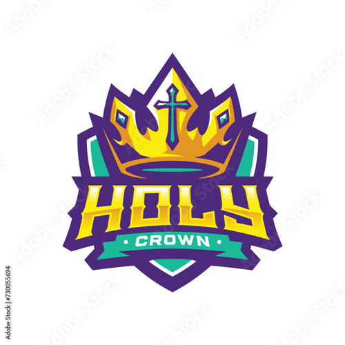 Holy crown sport logo design