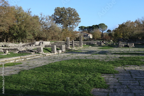 Obraz na płótnie Altilia - Scorcio del Foro nel Parco Archeologico di Sepino w salonie