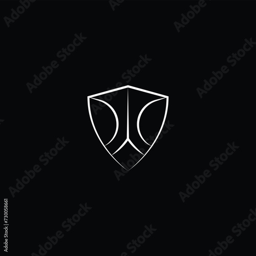 Free Download Abstract Shield Outline Logo - GFXLoad