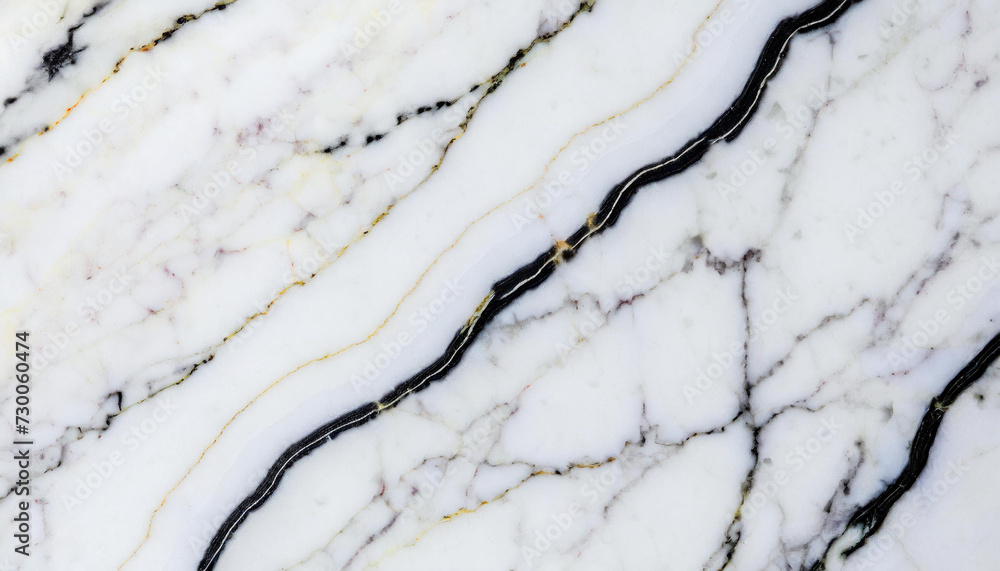 Fototapeta premium Oryginalna tekstura z kamienia naturalnego howlit, biało czarna, dekoracja płytka generative ai