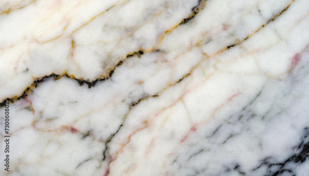 Fototapeta premium Oryginalna tekstura z kamienia naturalnego howlit, biało czarna, dekoracja płytka generative ai