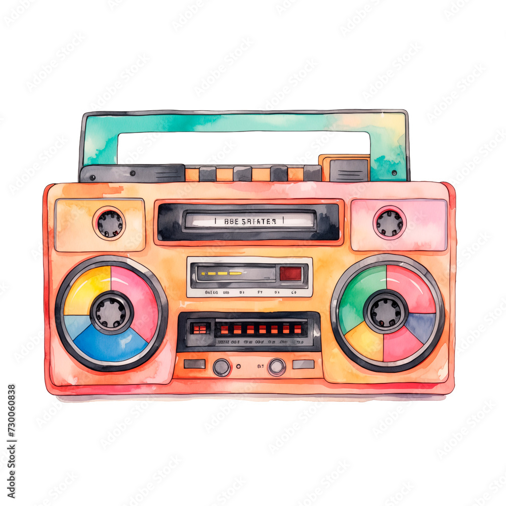 retro radio cassette player
