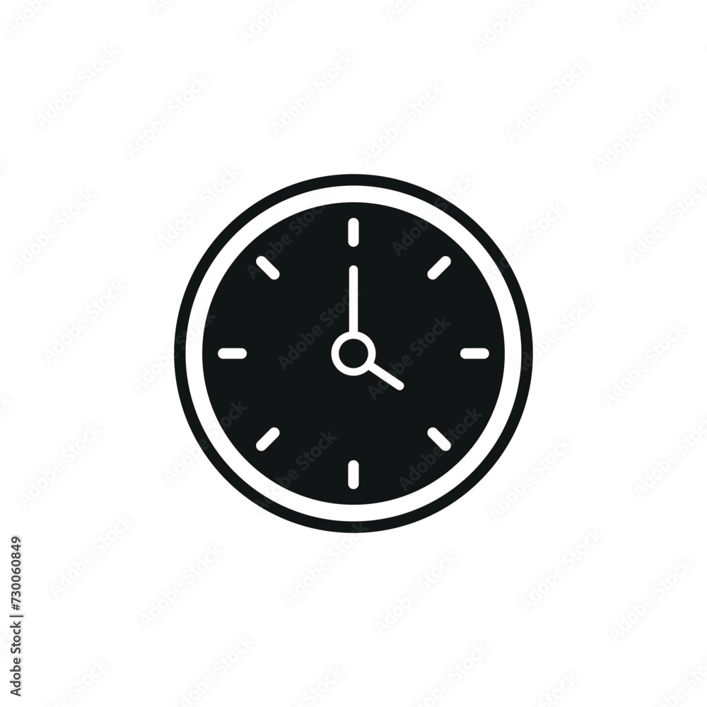 clock icon set vector illustration clock icon set vector illustration