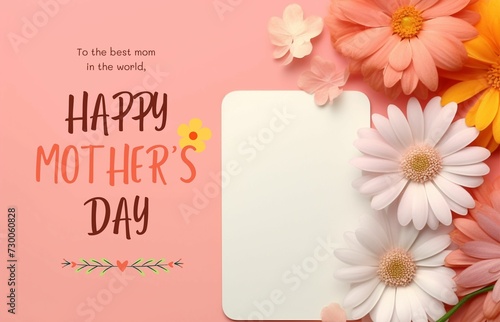 Happy Mother's day event poster background 