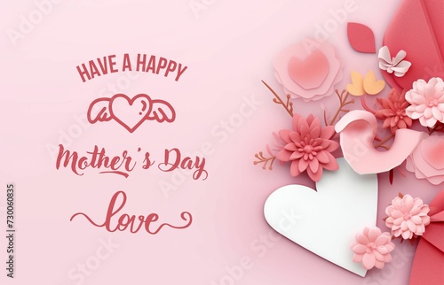 Happy Mother's day event poster background 