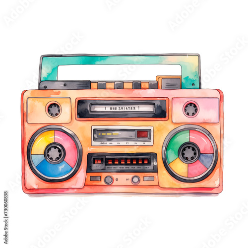 retro radio cassette player