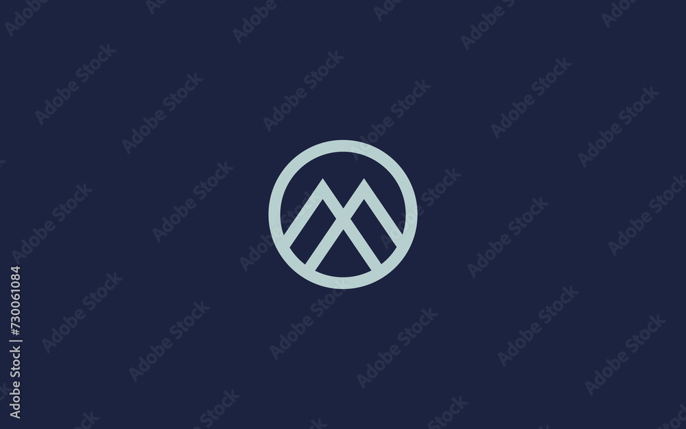 letter m with circle logo icon design vector design template inspiration letter m with circle logo icon design vector design template inspiration