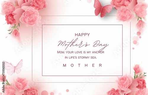 Happy Mother's day event poster background 