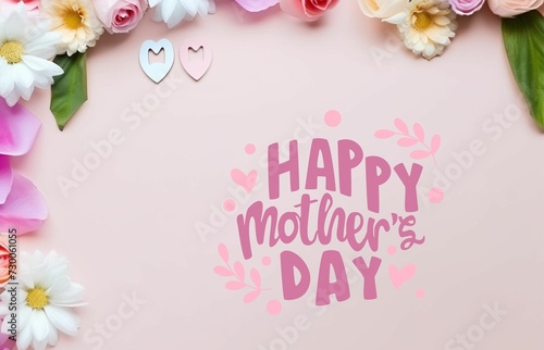 Happy Mother's day event poster background  © Azra