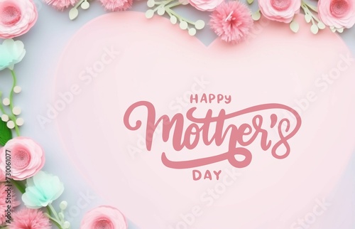 Happy Mother's day event poster background 