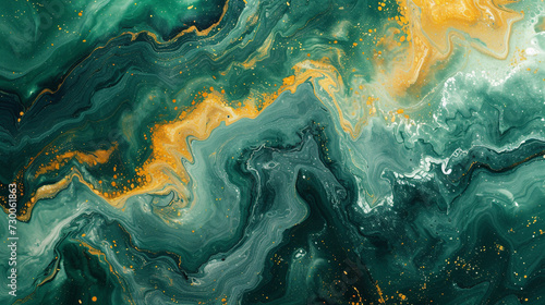 A fresh green marble texture, marble ink abstract art from a lively original painting for abstract background in green yellow color, detailed Marble slab. 