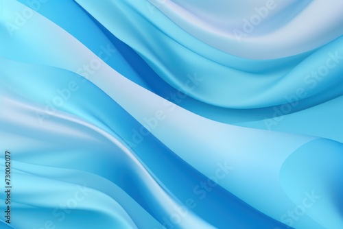 azure gradient soft pastel silk wavy elegant luxury flat lay pattern vector illustration