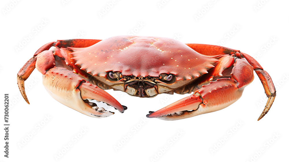 big crab on transparent background