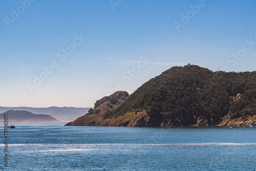 Paisaje en las Islas C  es  Galicia.