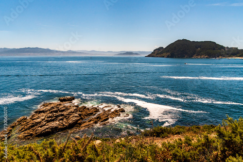 Paisaje en las Islas Cíes, Galicia. photo