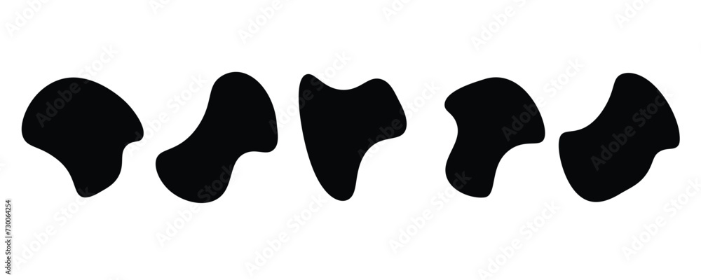 Modern liquid irregular blob shape abstract elements graphic flat style design fluid vector illustration set. 123
Modern liquid irregular blob shape abstract elements graphic flat style design fluid vector illustration set. 123
