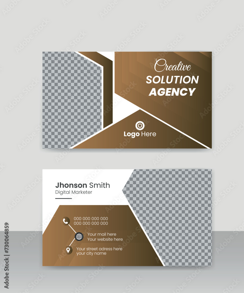 Creative Modern Business and Clean Business Card Design Template