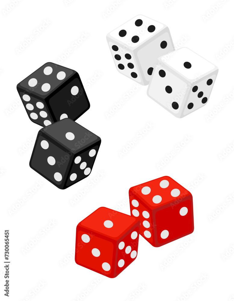 casino dice stock vector illustration casino dice stock vector illustration