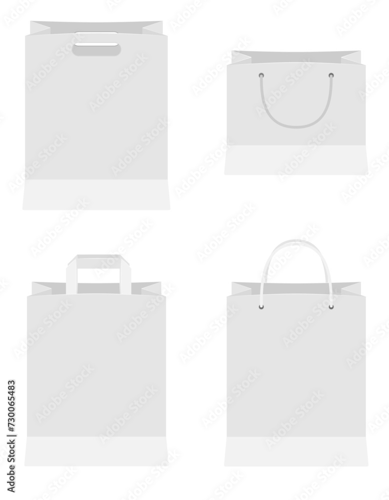 white paper shopping bag stock vector illustration white paper shopping bag stock vector illustration