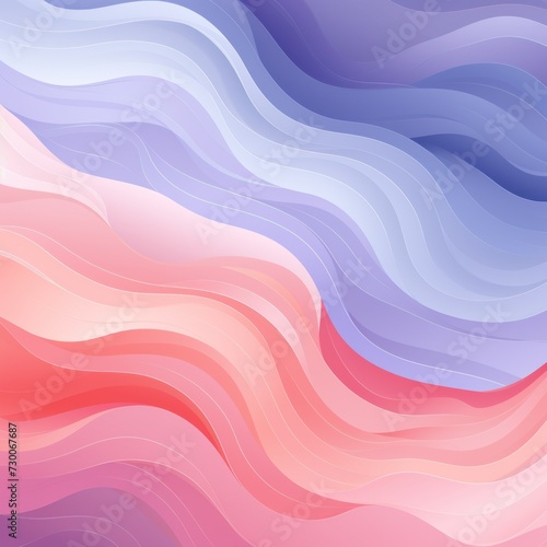 coral, mistyrose, lavender gradient soft pastel line pattern vector illustration
