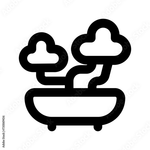 bonsai line icon