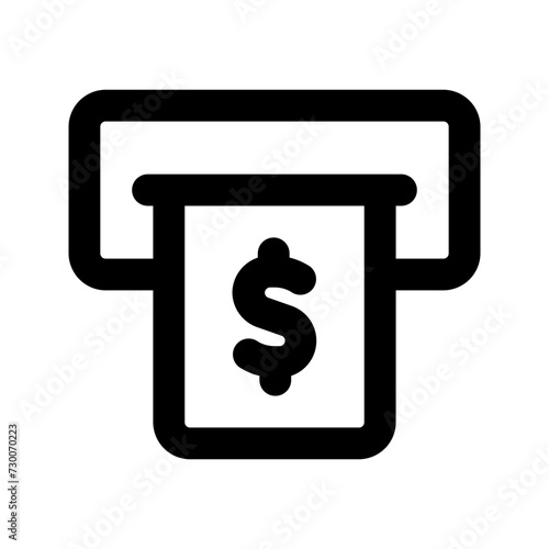 withdraw line icon