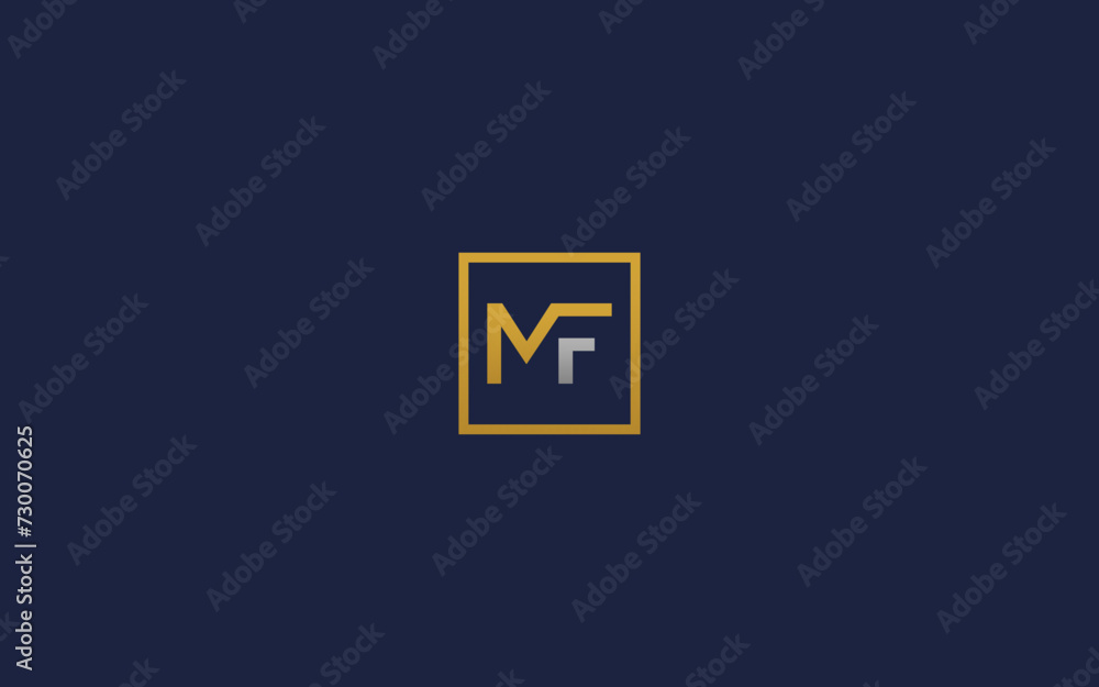 letter mf with square logo icon design vector design template inspiration letter mf with square logo icon design vector design template inspiration