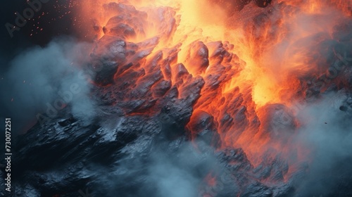 fire ice wind lava magma plasma mist dust water smoke AI generative