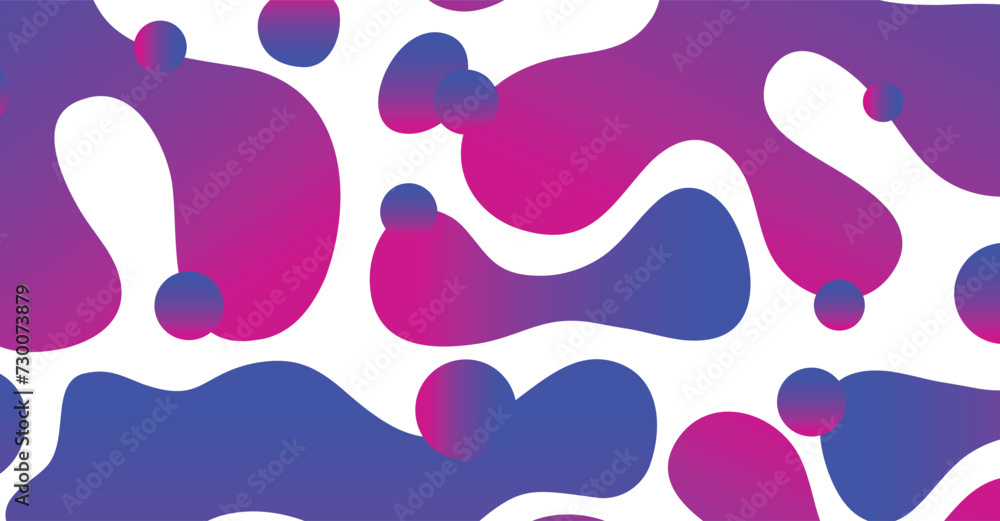 Abstract liquid wave with colorful background