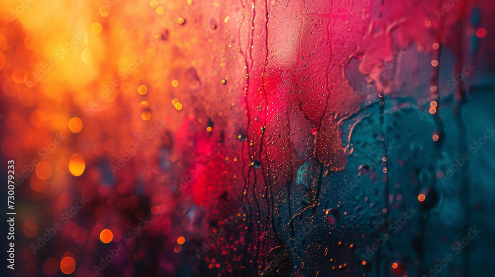 Fototapeta premium Abstract background and bokeh, Art and Creativity. Intense focus on the details of creative works, with abstract backgrounds and bokeh effects that accentuate the imagination and craftsmanship.