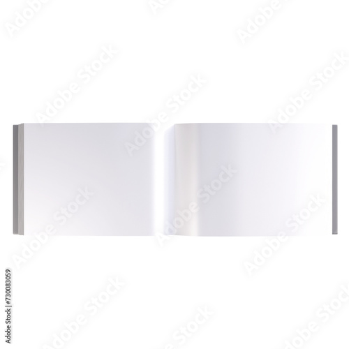 Realistic litte book isolated on transparent background.fit element for scenes project.