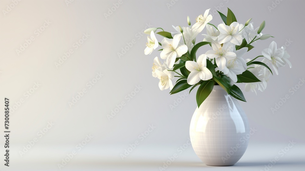 Against a clean and isolated transparent background, a pristine vase holds an arrangement of beautiful white flowers. Against a clean and isolated transparent background, a pristine vase holds an arrangement of beautiful white flowers.