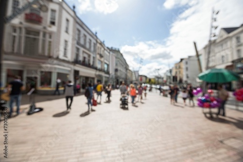 Blur View Pedestrian Walking Street 5