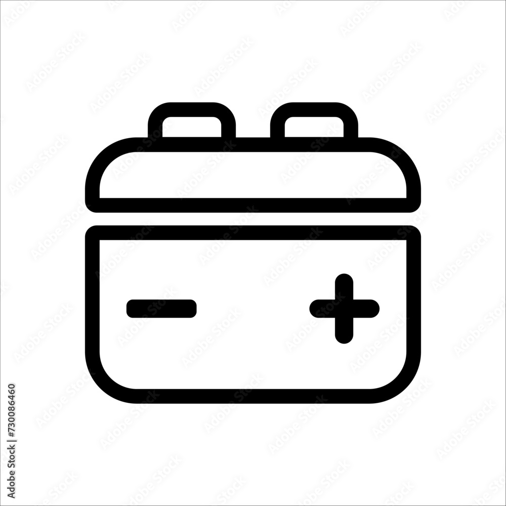 battery icon vector illustration symbol battery icon vector illustration symbol