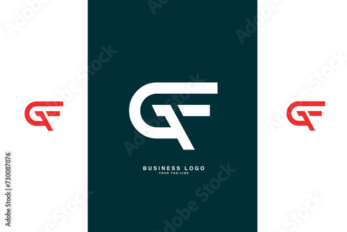 GF, FG, G, F, Abstract Letters Logo Monogram