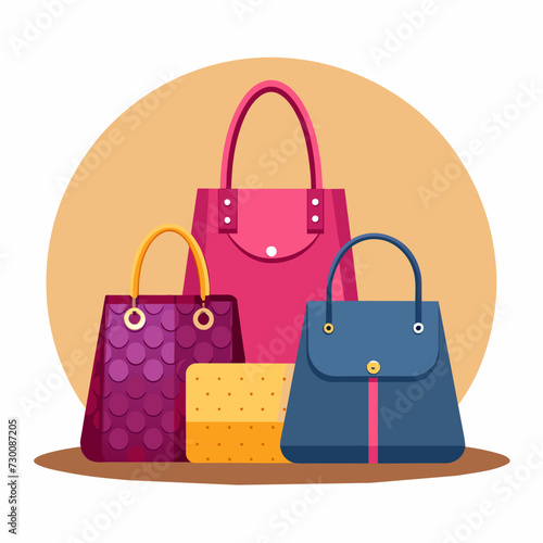 Women's Bags: White Background