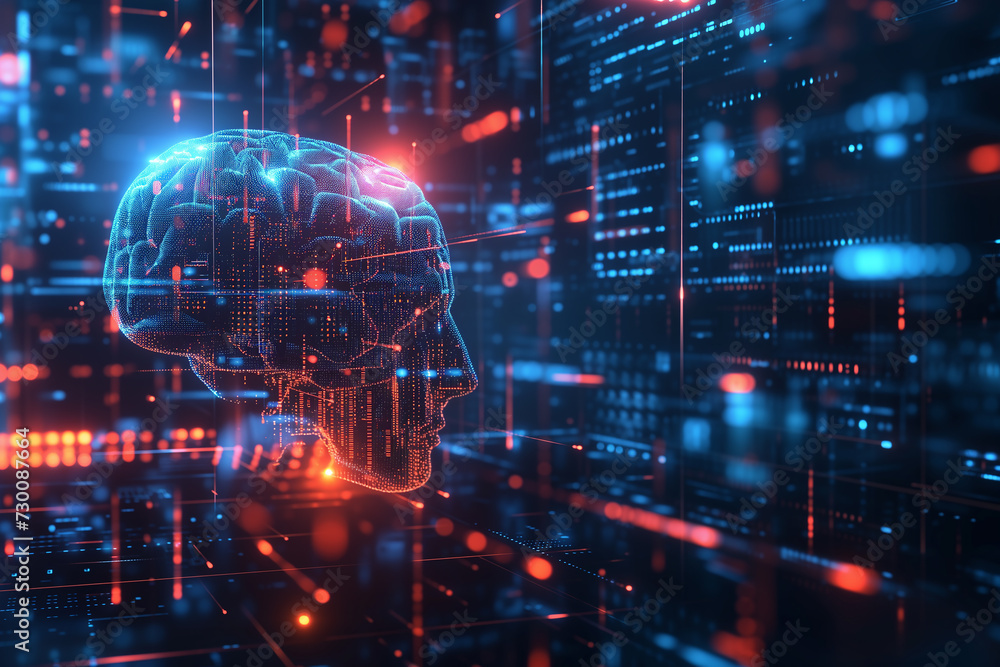Smart robot chatbot, future technology. Big data and technology artificial intelligence concept Smart robot chatbot, future technology. Big data and technology artificial intelligence concept