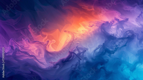 Liquid aurora simplicity as the canvas for vibrant color bursts, creating an otherworldly display of gradient waves in motion.