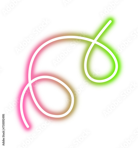 Abstract Colorful Gradient Neon