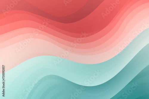 crimson, teal, honeydew gradient soft pastel line pattern vector illustration © Celina