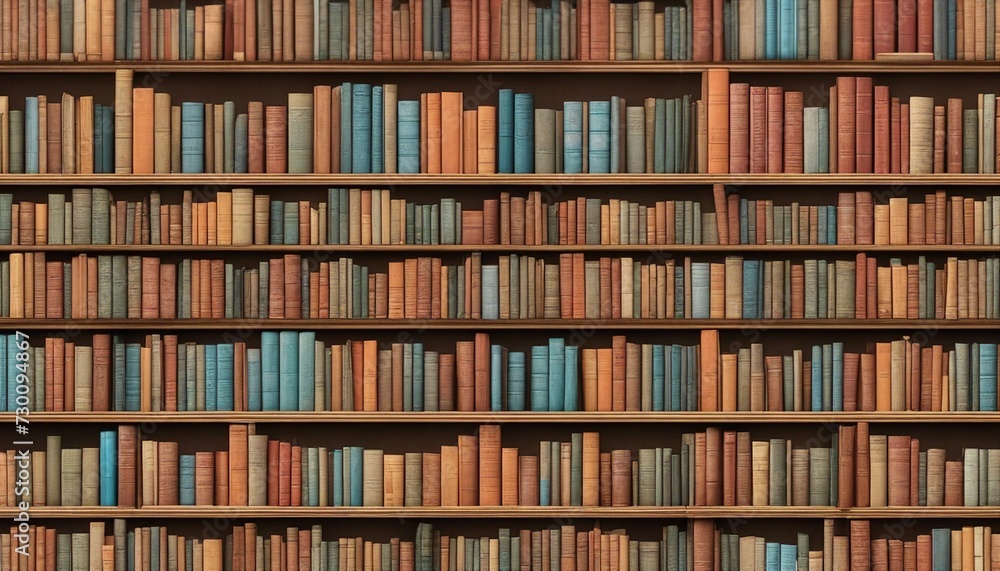 Seamless pattern background illustration made of colorful books like a bookcase Seamless pattern background illustration made of colorful books like a bookcase