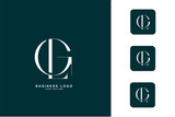 GL, LG, G, L, Abstract Letters Logo Monogram