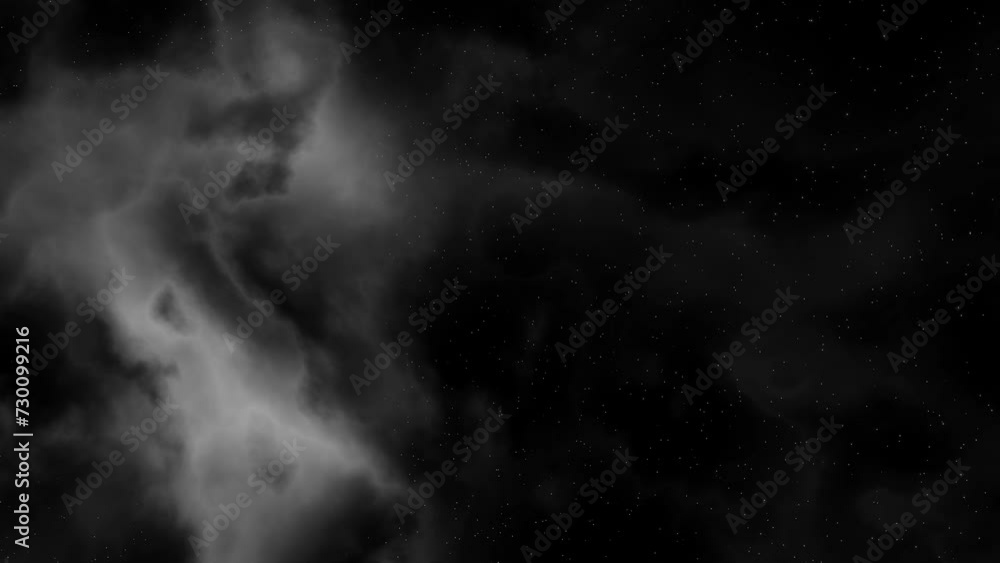 mystische graue intergalaktische Nebelschwaden im Universum, Rauch, Wolken, Weltall mystische graue intergalaktische Nebelschwaden im Universum, Rauch, Wolken, Weltall