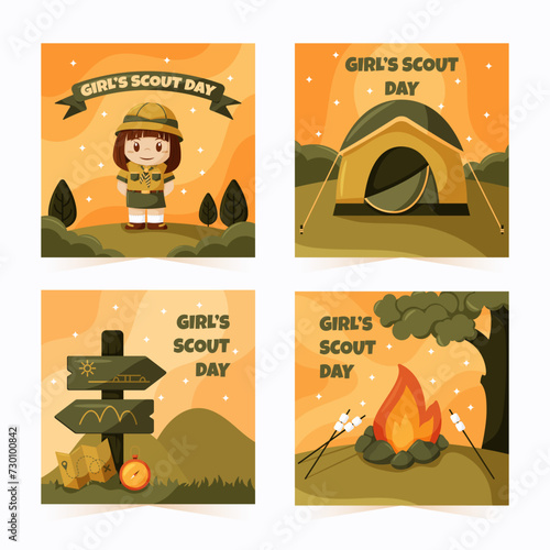 Girl Scout Social Media Post Collection