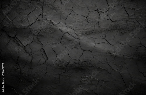 old cracked wall texture, black and white abstract background © Riz
