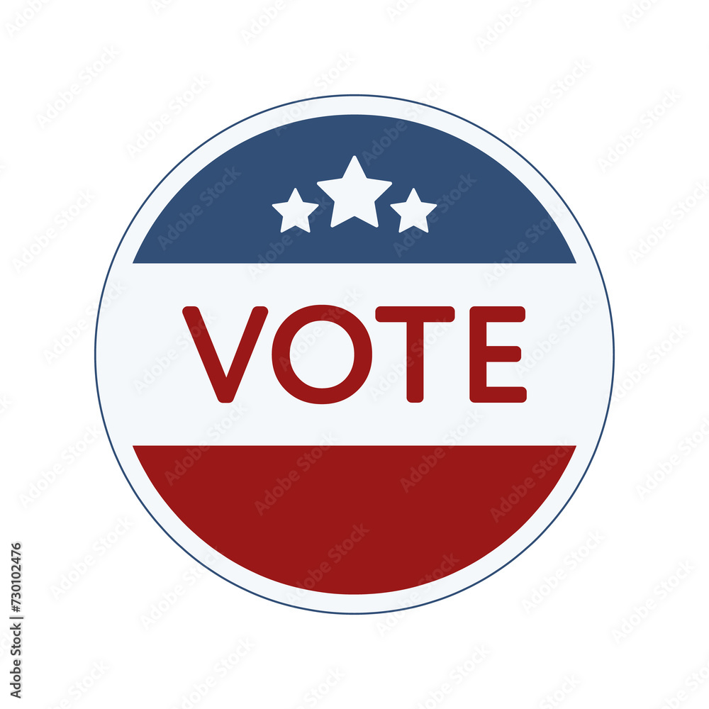 American presidential election badges vector American presidential election badges vector