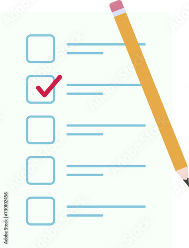 Election ballot vector. The hand holding the voting card of most people in making a choice vector